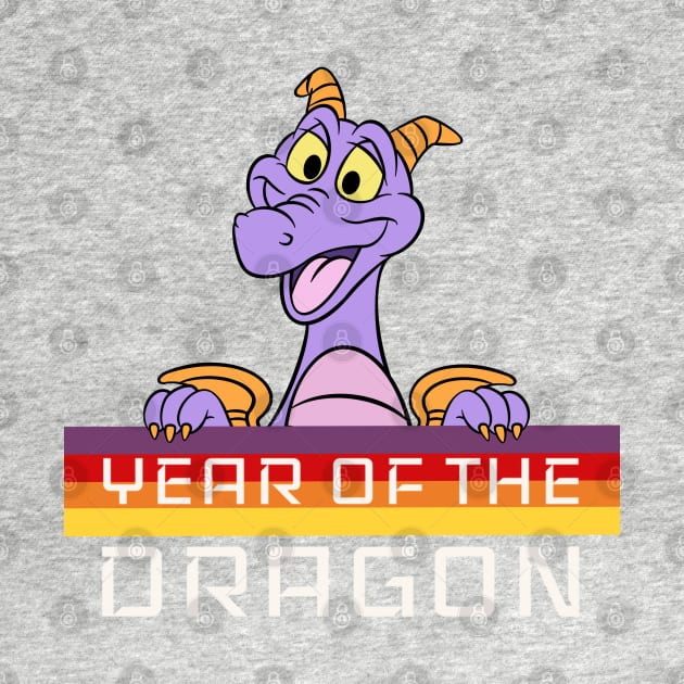 Year of the dragon Happy little purple dragon of imagination by EnglishGent